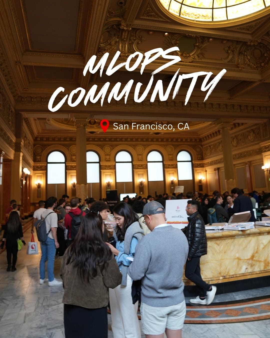 Crowd in conference hall